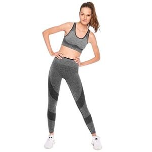 PINK Victoria's Secret Seamless High Waist Full Length Tight in Gray Size XS NWT